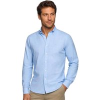 McGregor Mens Oxford Stretch Shirt - Light Blue - S