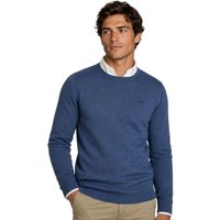 McGregor Mens Crew Neck Sweater Cotton-Cashmere - Vintage Blue - 2XL