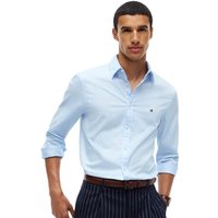Tommy Hilfiger Mens TH Flex Slim Fit Dobby Shirt - Sweet Blue - 2XL