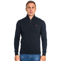 Tommy Bowe XV Kings Clothing Mens Perpignan 1/4 Sweater - Classic Navy - L