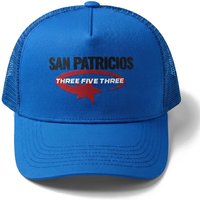 ThreefiveThree San Patricios Racing Series Trucker Cap - Blue - One