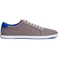 Tommy Hilfiger Mens Harlow 1D Canvas Trainers - Steel Grey - 7