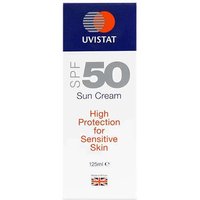 Uvistat Factor 50 Sun Cream 125ml Uvistat Factor 50 Sun Cream 125ml