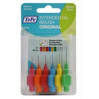 TePe Interdental Brush Original Mixed Pack 6 Pieces TePe Interdental Brush Original Mixed Pack 6 Pieces
