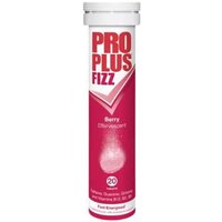 Pro Plus Fizz Berry Effervescent Tablets 20 Pro Plus Fizz Berry Effervescent Tablets 20