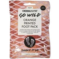 Derma V10 Orange Printed Foot Pack Treatment Derma V10 Orange Printed Foot Pack Treatment