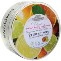 Simpkins Sugar And Gluten Free Citrus Drops Travel Sweets 150g Simpkins Sugar And Gluten Free Citrus Drops Travel Sweets 150g