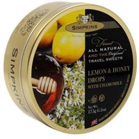 Simpkins Lemon Honey And Chamomile Travel Sweets 175g Simpkins Lemon Honey And Chamomile Travel Sweets 175g