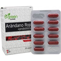 B Green arandano Rojo Probioticos 30 caps | Natural Doctor