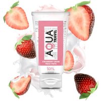 Aqua Lubricante Base Agua Fresa Nata 50ml