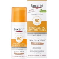 Eucerin Solar Photoaging Control FPS 50+ Con Color Tono Medio