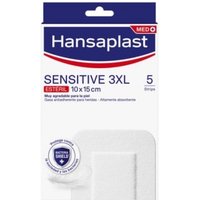 Hansaplast Sensitive 3XL 5 Apósitos 10x15cm