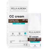 Bella Aurora CC Cream anti-manchas SPF50 Oil free 30ml