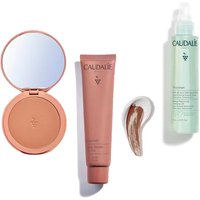 Caudalie Maquillaje Clean Vinocrush Polvos 8.5 g + Crema con Color Tono 5 30ml + Aceite Limpiador 75ml