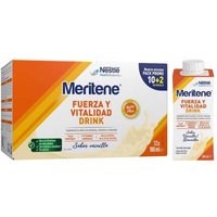 Meritene Fuerza y Vitalidad Drink Vainilla 180ml 10+2 Promocion