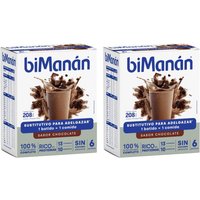 Bimanán Beslim Batido Chocolate 6 batidos + 6 Batidos Duplo Promoción