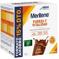 Meritene Fuerza y Vitalidad Chocolate 30 Sobres Formato Ahorro