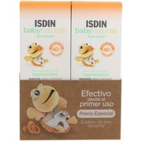 Pack Isdin Baby Naturals Pomada de Pañal Regeneradora Zn40 100ml +100ml Duplo