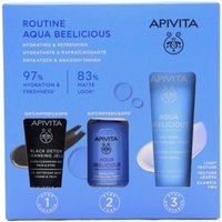 Apivita Pack Aqua Beelicious Crema Oil-Free Gel-Crema 40ml + Aqua Beelicious Loción Tónica 50ml + Black Detox 15ml