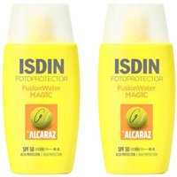 Fotoprotector Isdin Fusion Water Magic Alcaraz SPF50 50 ml + 50ml Duplo Pack