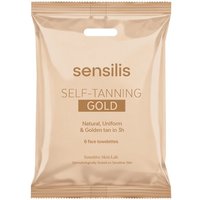 Sensilis Self Tanning Gold 6 Toallitas Pack