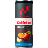 Nutrisport Caffeine Energy Drink Tropical 140mg Cafeína 330ml 12 Latas