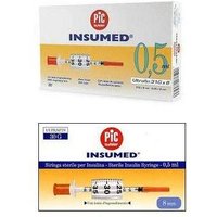 Insumed Siringhe per Insulina 0.5 ml PIC 30 Pezzi