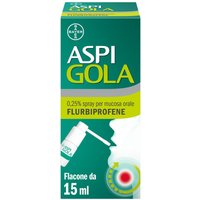 Aspi Gola Spray Antinfiammatorio per Mal di Gola 15ml