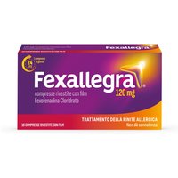 Fexallegra Antistaminico, Allergie Contro i Sintomi della Rinite Allergica, Formato 10 Compresse 120mg