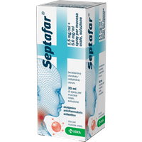 Septafar 1,5 mg/ml + 5,0 mg/ml spray per mucosa orale, soluzione
