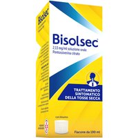 Bisolsec Sciroppo Per Tosse Secca Azione Rapida Adulti e Bambini 6+ 190 ml