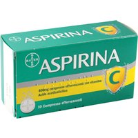 Aspirina 400 mg compresse effervescenti con vitamina c acido acetilsalicilico + acido ascorbico