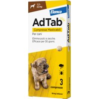 Adtab Per Cani Da 1,3 A 2,5Kg 3 Compresse Masticabili 56Mg