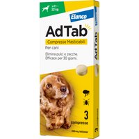 Adtab Per Cani Da 11 A 22Kg 3 Compresse Masticabili 450Mg