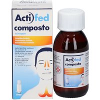 Actifed Composto Sciroppo Pseudoefedrina Cloridrato Decongestionante 100 ml