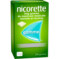 Nicorette 2 mg Gomme Masticabili Per Smettere Di Fumare 105 Pezzi