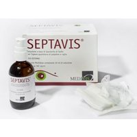 Medivis Septavis per l'igiene di Palpebre e Ciglia 50 ml + 50 Garze in TNT