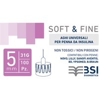 Soft&fine Ago Ins.31g 5mm100pezzi