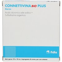 ConnettivinaBio Plus Garze Impregnate 10x10 cm 10 Pezzi