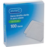 Alvita Garza Idrofila 10X10cm 100 Pezzi