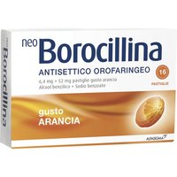 Neoborocillina Antisettico Orofaringeo 16 Pastiglie Arancia