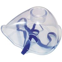 Mascherina adulti tipo 2 in pvc morbido. ricambio in plastica per aerosolterapia