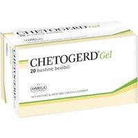 Chetogerd Gel Integratore Per il Controllo dell'Acidità Gastrica 20 Bustine Stick