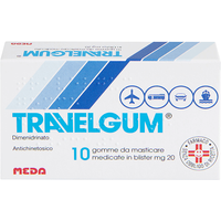 Travelgum 20mg 10 gomme masticabili