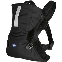 Chicco Easyfit Marsupio Neonati Ergonomico Per Bebè E Bambini Dalla Nascita A 9 Kg, Porta Bebè Semplice E Intuitivo Da Indossare, Fronte Mamma E Fronte Strada, Supporto Per Testa E Collo, Nero