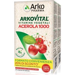 Arkopharma Acerola 1000 Pack Family 60 Compresse Arkopharma Acerola 1000 Pack Family 60 Compresse