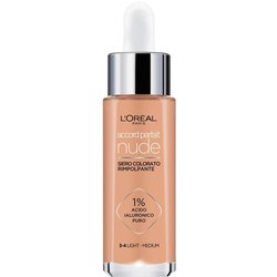 L’Oreal Paris - Accord Parfait Nude - Siero Colorato Rimpolpante N. 3-4 Light Medium