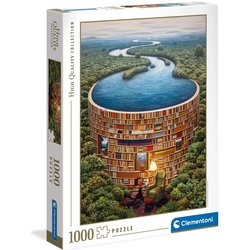 Clementoni Collection-Bibliodame-Puzzle Adulti 1000 Pezzi, Made In Italy, Multicolore, 39603 Clementoni Collection-Bibliodame-Puzzle Adulti 1000 Pezzi, Made In Italy, Multicolore, 39603