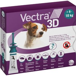 Vectra 3D Verde Spot-On Cani Da 4 A 10 Kg 3 Pipette Monodose