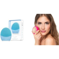 Foreo Luna 3 Pelle Mista, Spazzola Pulizia Viso, Massaggio Viso Hi-Tech Rassodante, Ultraigienico, Esfoliante Viso Da Viaggio, Testina In Silicone Per Una Pelle Pulita, Collegabile All’App